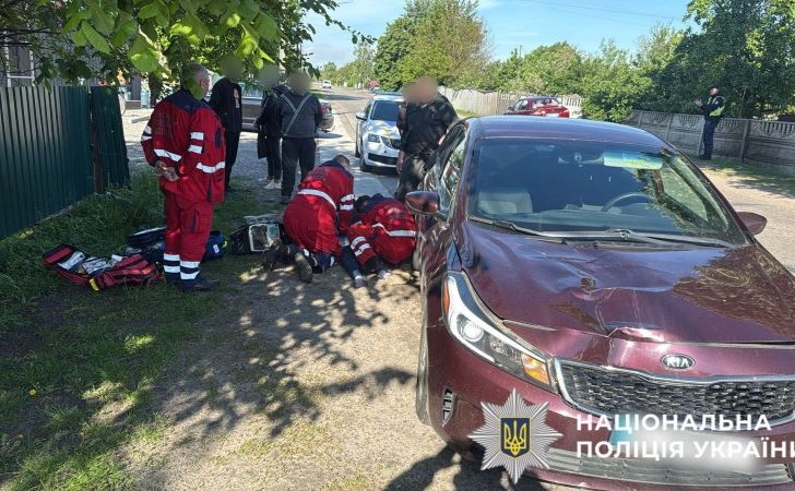 На місці ДТП. Фото: Нацполіція