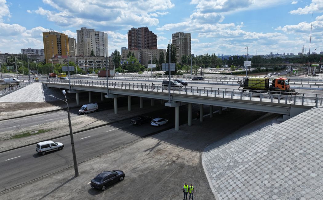 Оновлений шляхопровід. Фото: пресслужба мера