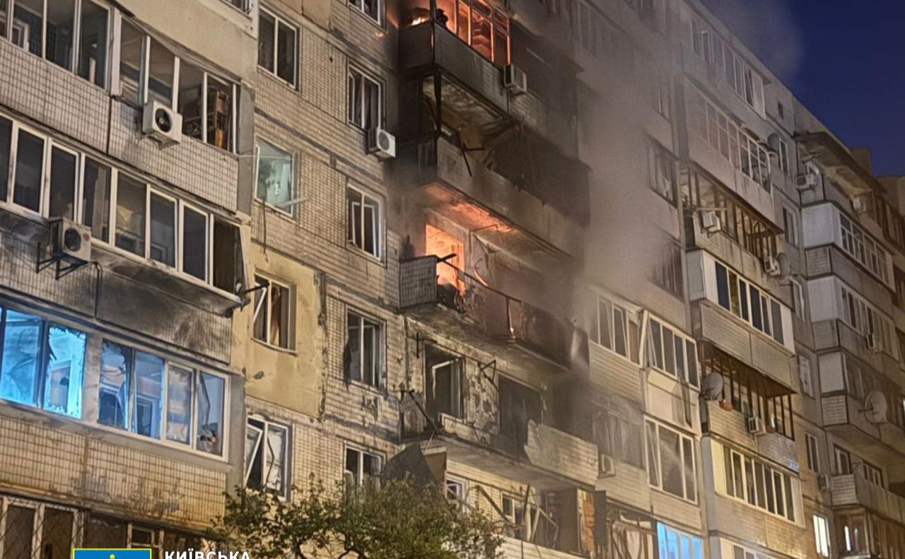 Квартира у будинку, який пошкодив уламок російського дрона. Фото: Київська міська прокуратура