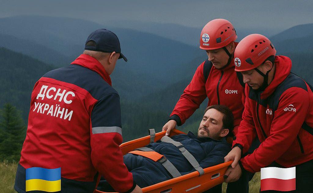 Ілюстрація від ДСНС, яку згенерував ШІ