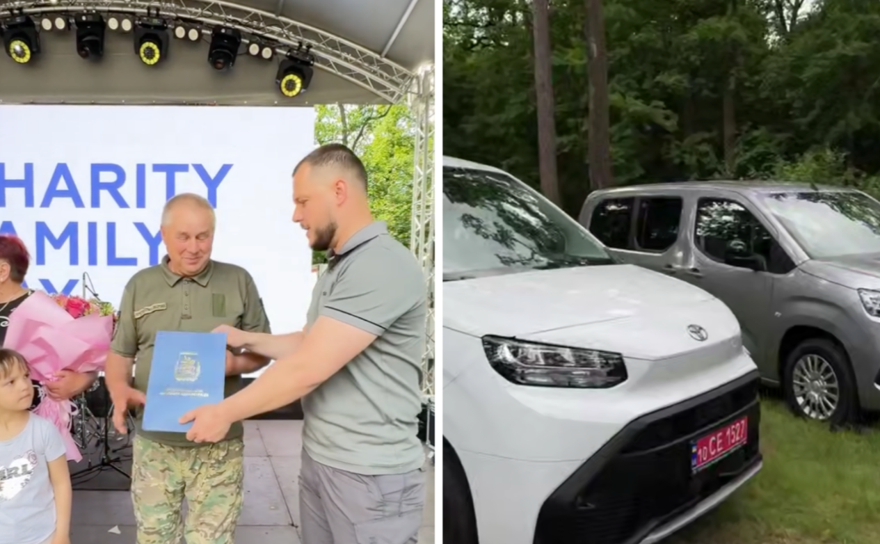 Загалом, за обласною програмою підтримки сім’ї та дітей, нові автомобілі вже отримали 24 дитячі будинки сімейного типу. Скрін з відео