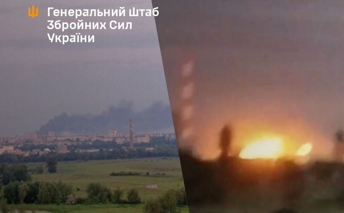 Уражені об’єкти. Фото: Генштаб ЗСУ