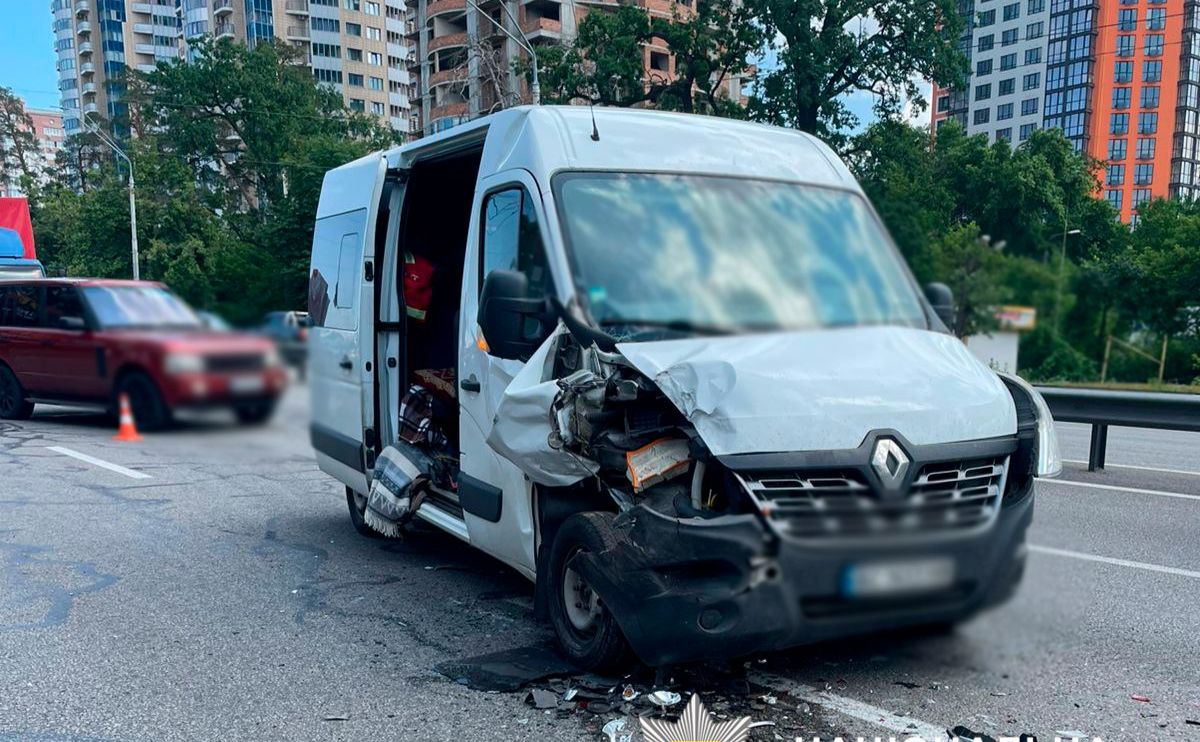 На місці ДТП. Фото поліція Києва