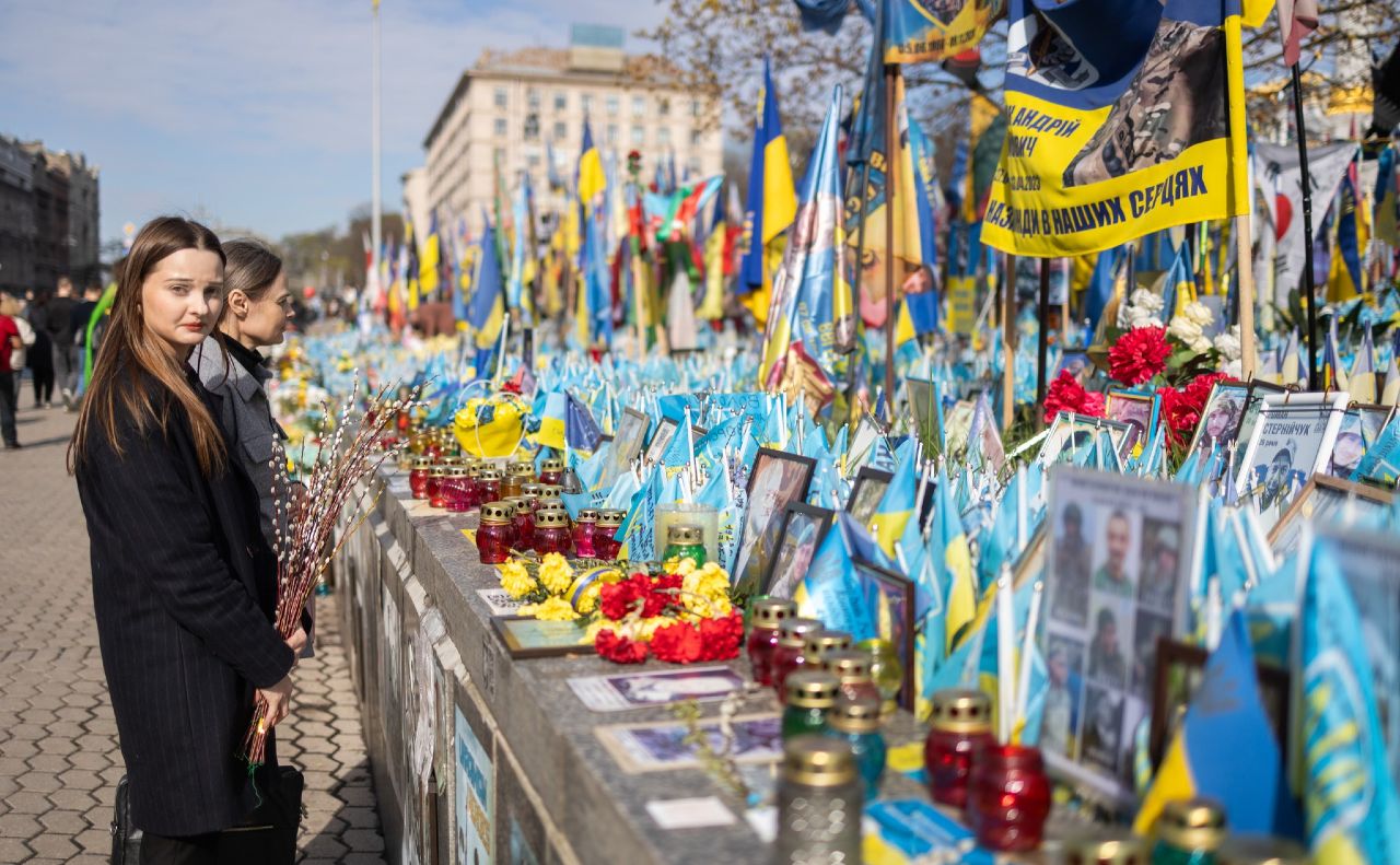 Народний меморіал на Майдані Незалежності. Фото: Михайло Марків