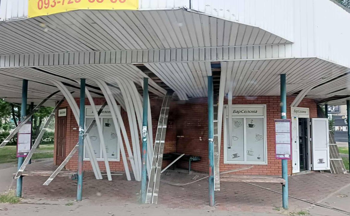 Постаждала цивільна інфраструктура. Фото зі сторінки Віталія Малецького