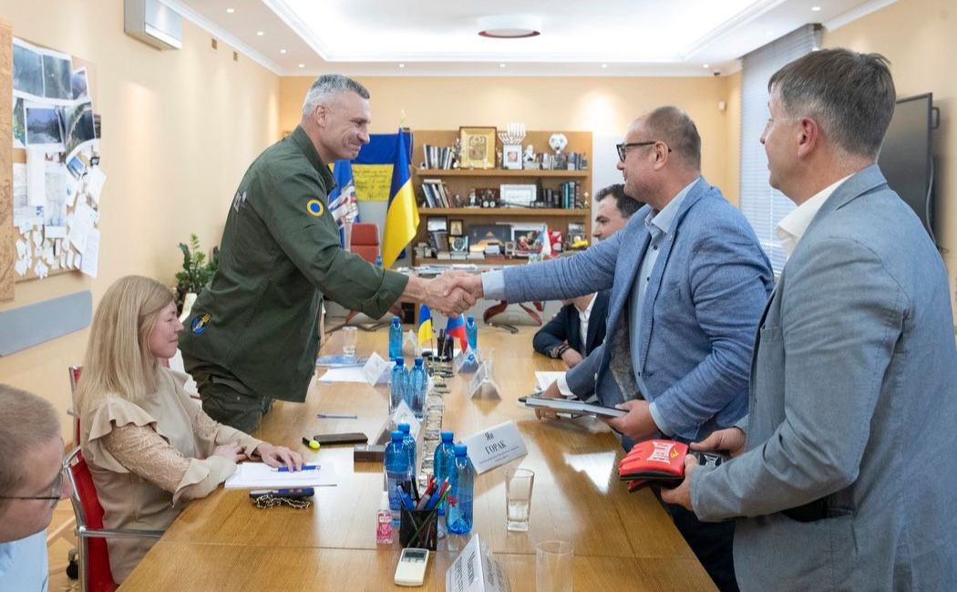 Мер столиці зустрівся з чеськими медиками. Фото: пресслужба мера