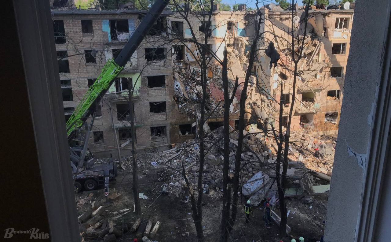 Фото з місця удару: Олексій Самсонов