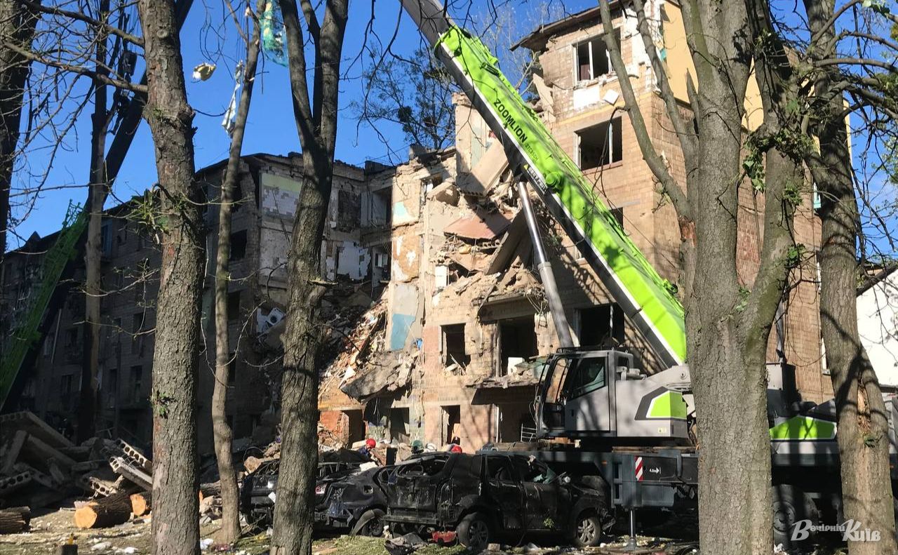 Фото з місця удару: Олексій Самсонов