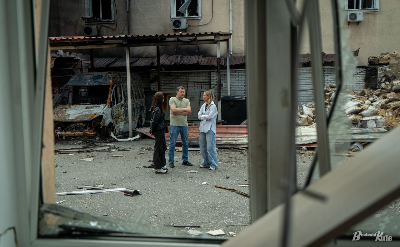 Фото з місця удару: Олексій Самсонов