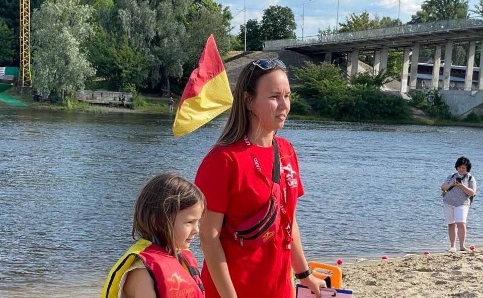 Профілактична робота з безпеки на воді у Києві. Фото: Kyiv Lifeguard Service