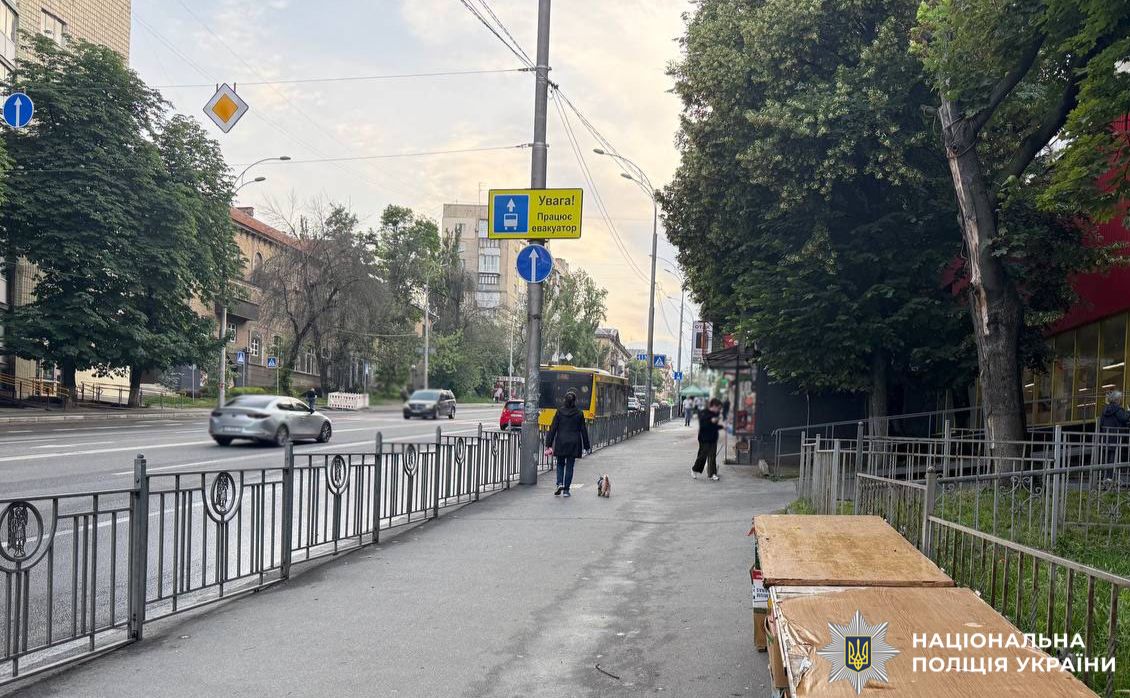Злочин трапився по вулиці Васильківській. Фото: поліція Києва