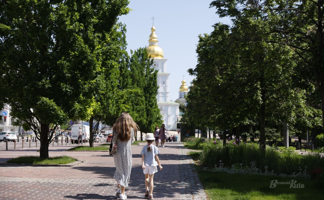 У столиці зростає ймовірність теплових ударів. Фото: Борис Корпусенко