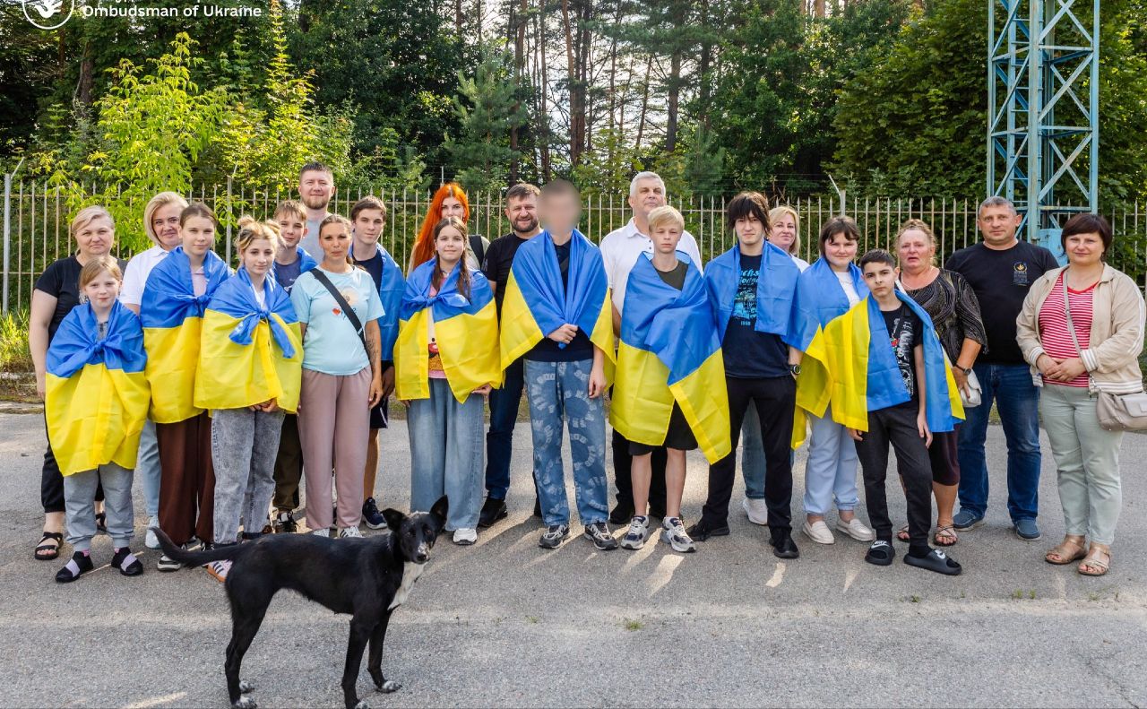 Повернені українські діти. Фото: фб-сторінка Омбудсмана України