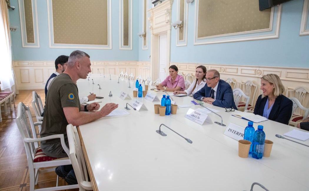 Мер Києва подякував європейським партнерам за підтримку. Фото: пресслужба Кличка
