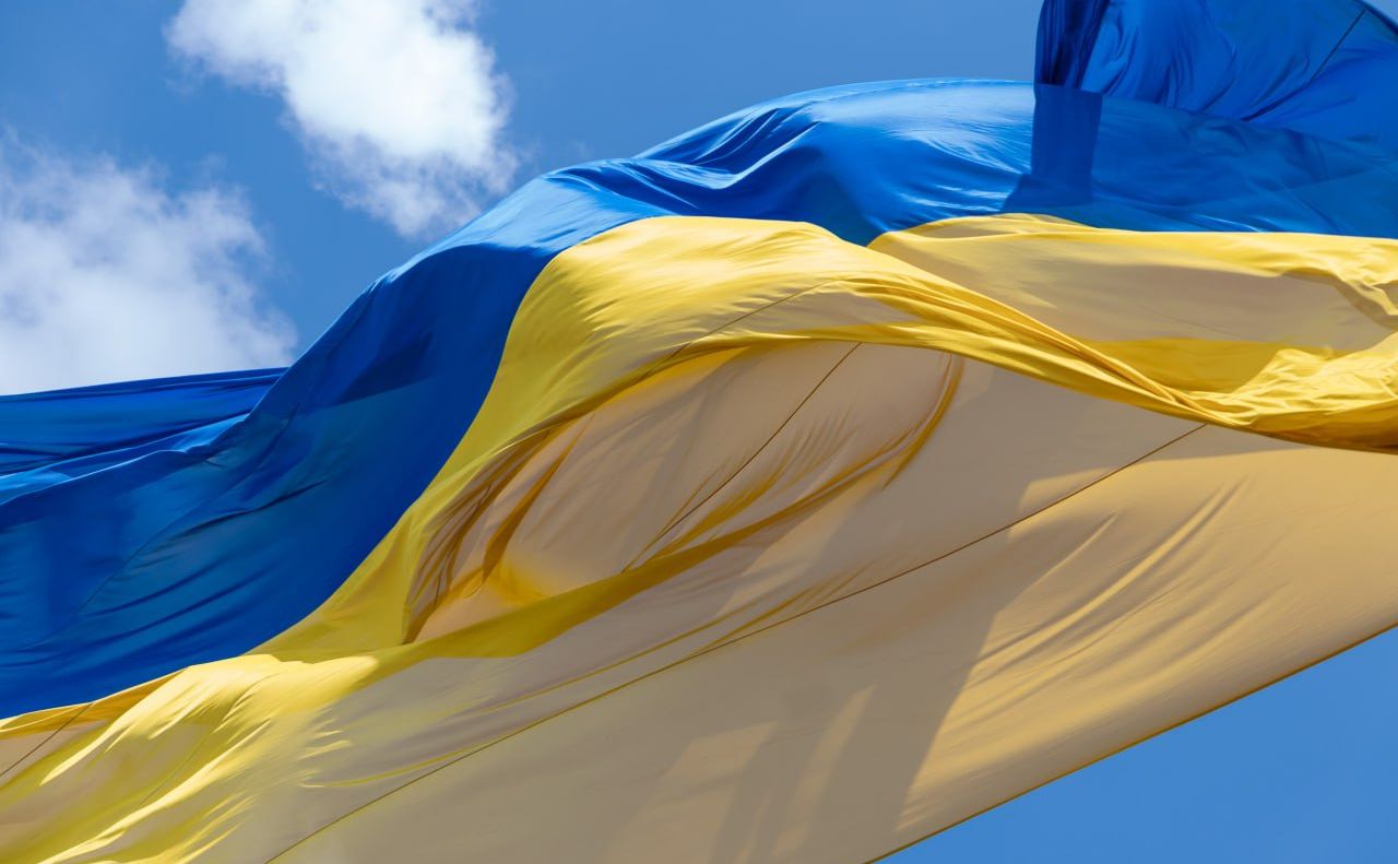 Розмір полотнища — 16 на 24 метри. Ілюстративне фото: КМДА