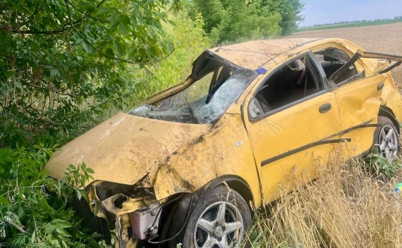 Авто після ДТП. Фото: Поліція Київщини