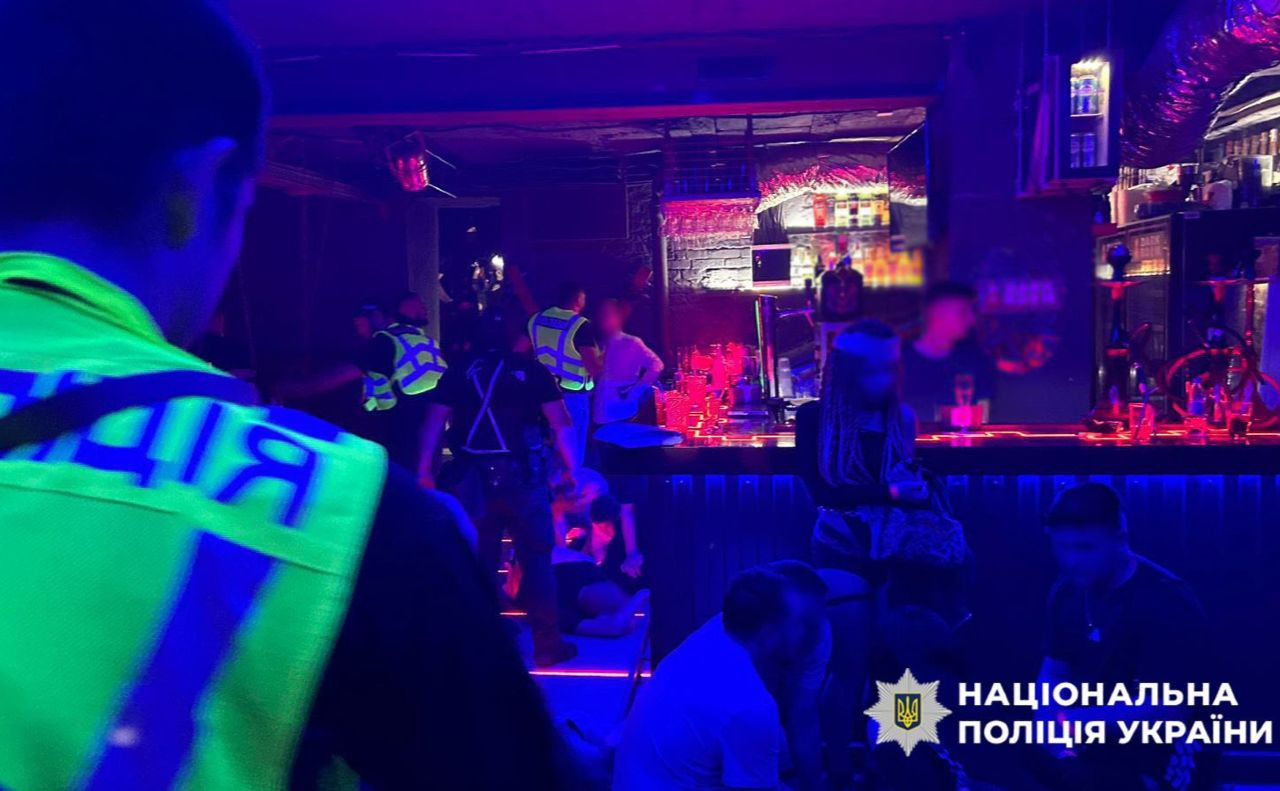У День жалоби в клубі проводили розважальний захід. Фото: поліція Києва