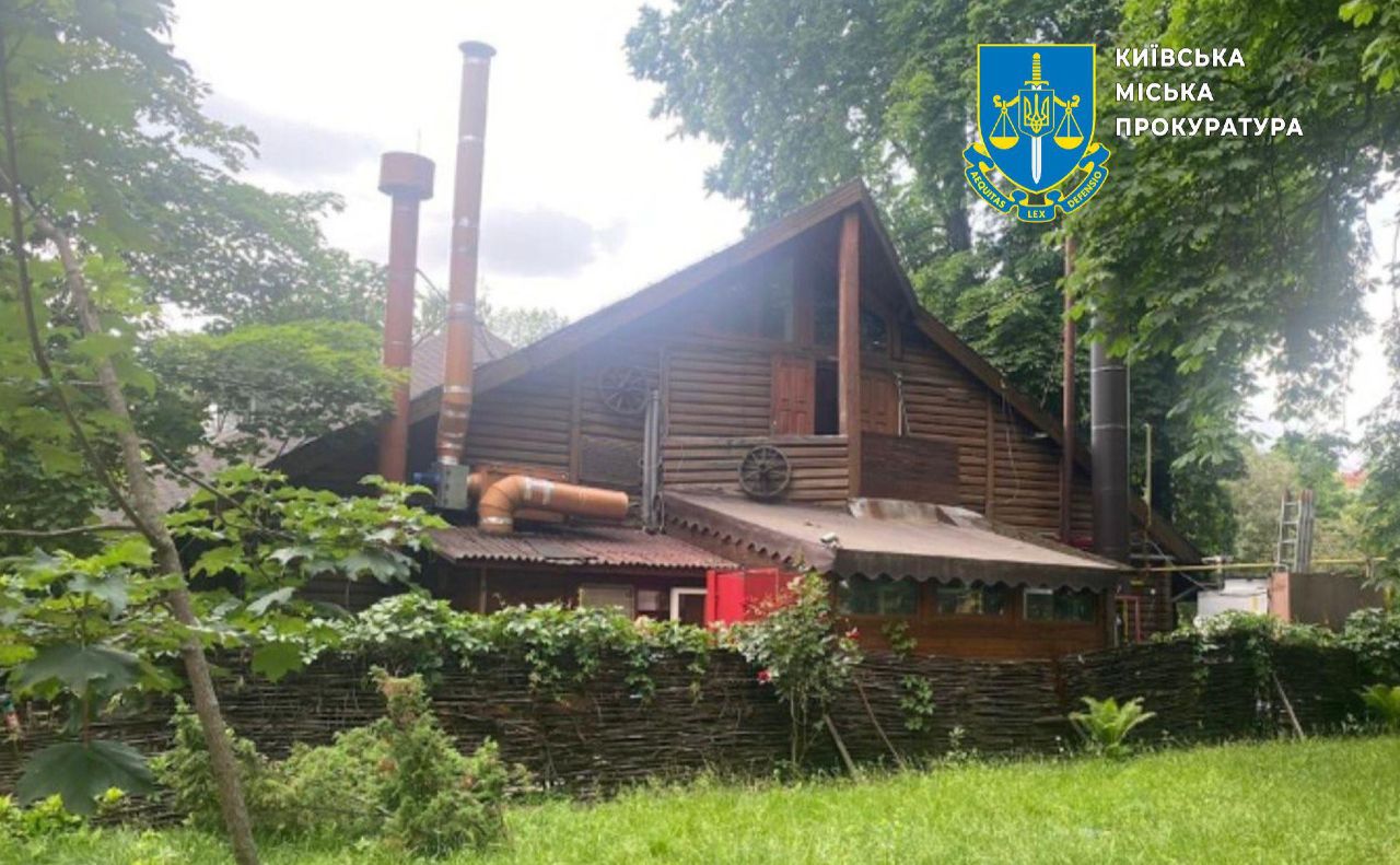Ресторан у парку Шевченка. Фото: Київська міська прокуратура