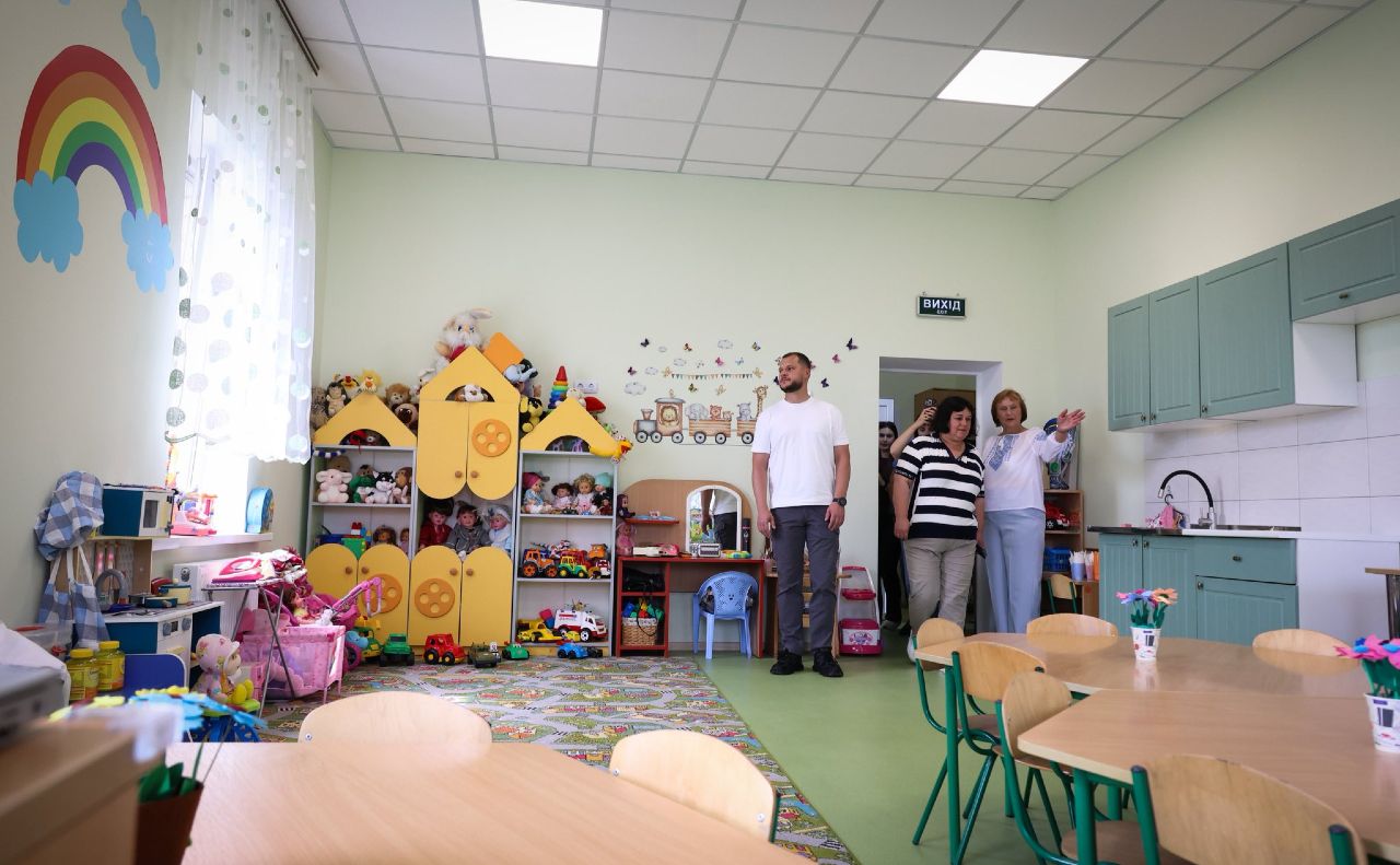 В садочку «Пролісок». Фото: фб-сторінка Миколи Калашника