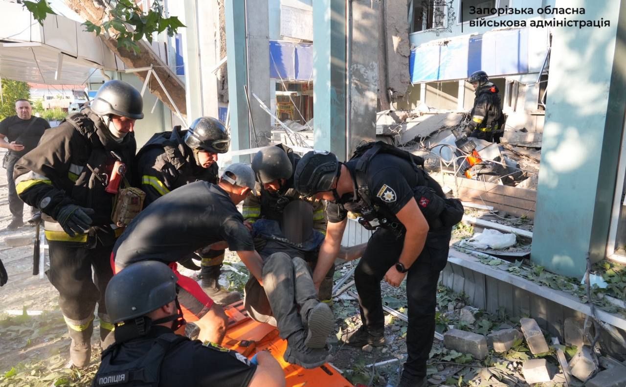 Фото з місця удару: Запорізька ОВА