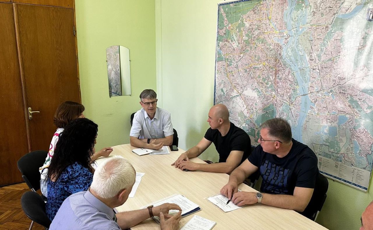 Під час робочої зустрічі. Фото: Київський міський центр контролю та профілактики хвороб