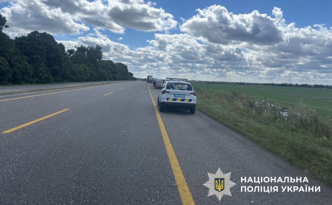 Місце аварії. Фото: Національна поліція