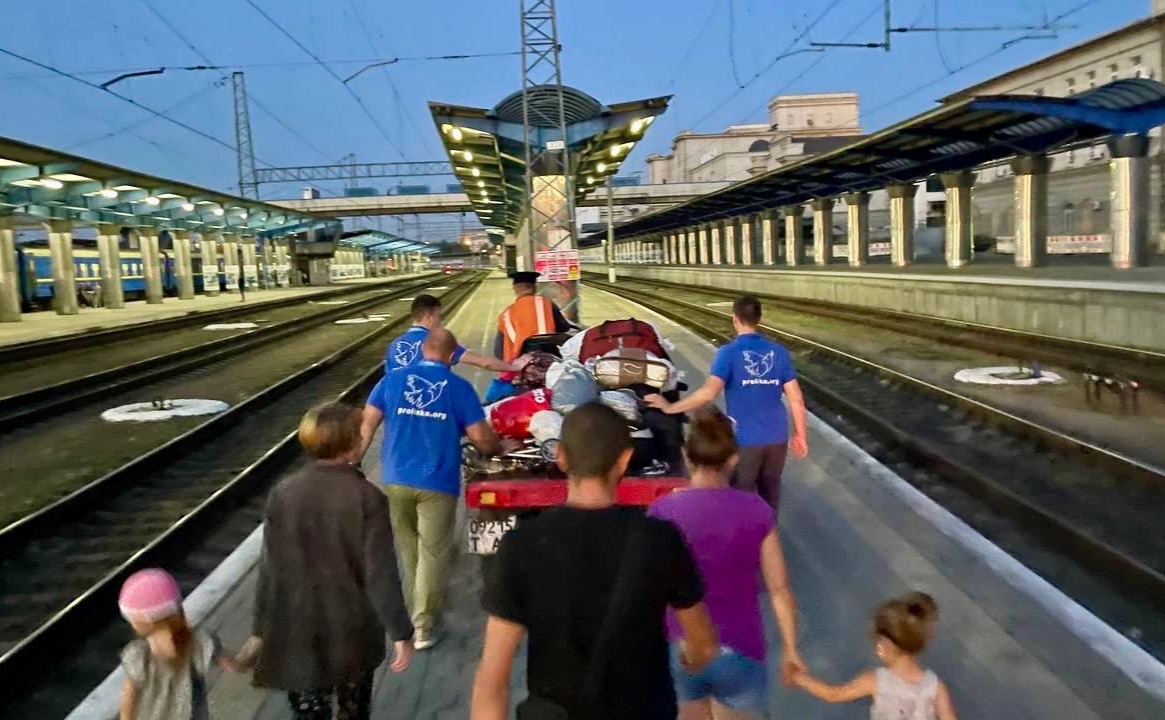 Евакуація. Фото: Укрзалізниця