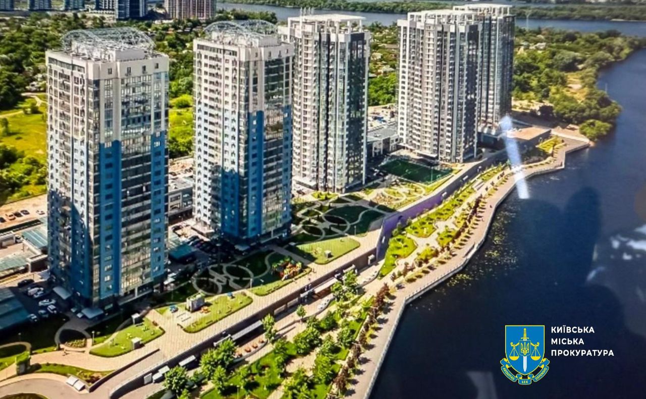 Суд повернув киянам набережну Дніпра біля River Mall. Фото: Київська міська прокуратура