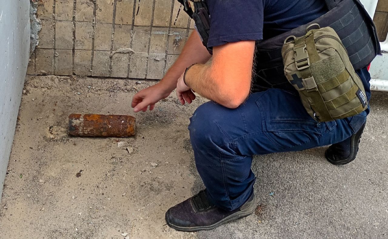 Сапери вилучили снаряд калібру 76 мм часів Другої світової війни.