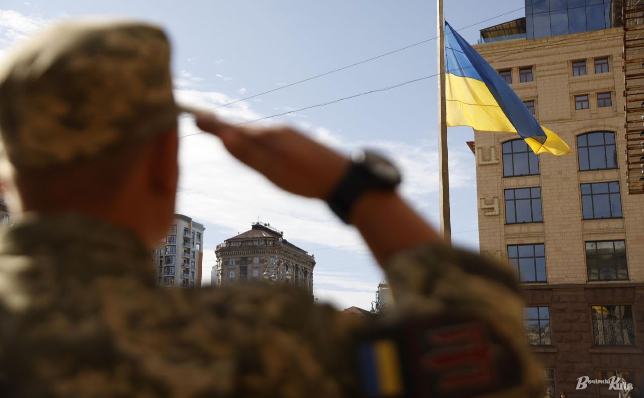 Нині український прапор сприймається як символ боротьби та свободи у всьому світі. Фото: Борис Корпусенко