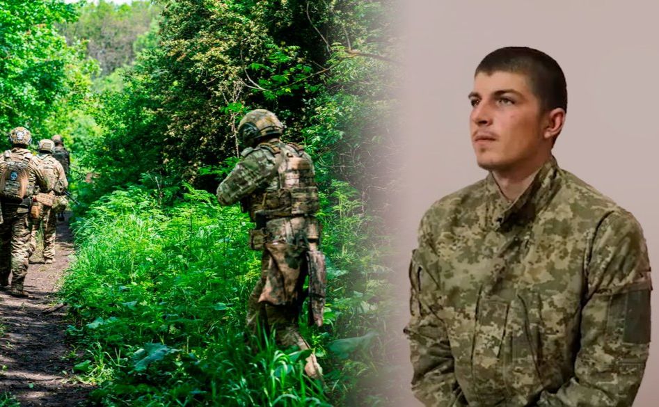 Бійці російського батальйону імені М. Кривоноса та Роман Смолянюк. Колаж тг батальйону імені М. Кривоноса / Inform Centr Ukraine Analitik
