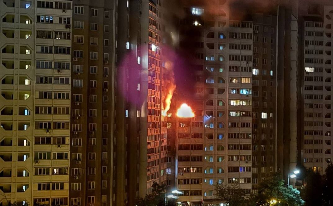 Пожежа у будинку в Дніпровському районі. Фото з відкритих джерел