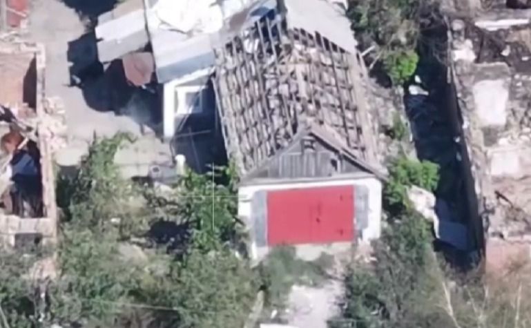 Село Новоекономічне, де росіянин вчинив воєнний злочин. Скрин відео: Донецька обласна прокуратура