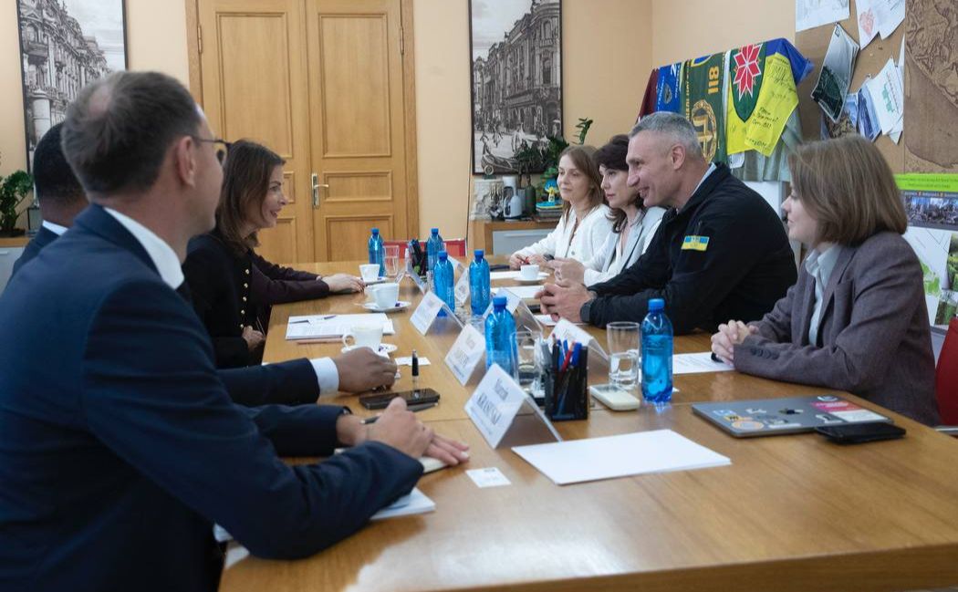 Під час зустрічі. Фото: ТГ Віталія Кличка