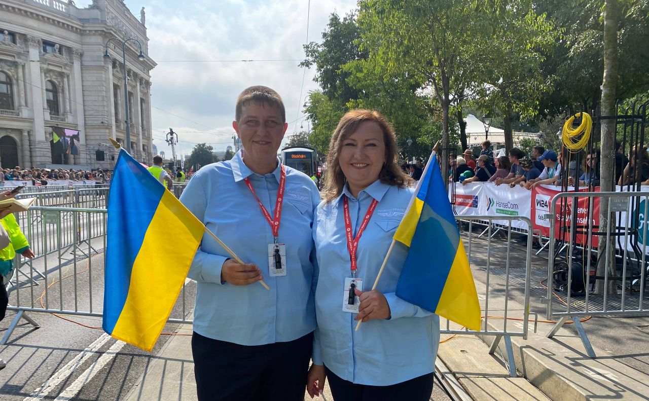 Водійки КП «Київпастранс» Галина Загорна та Світлана Афанасьєва. Фото: КП «Київпастранс»