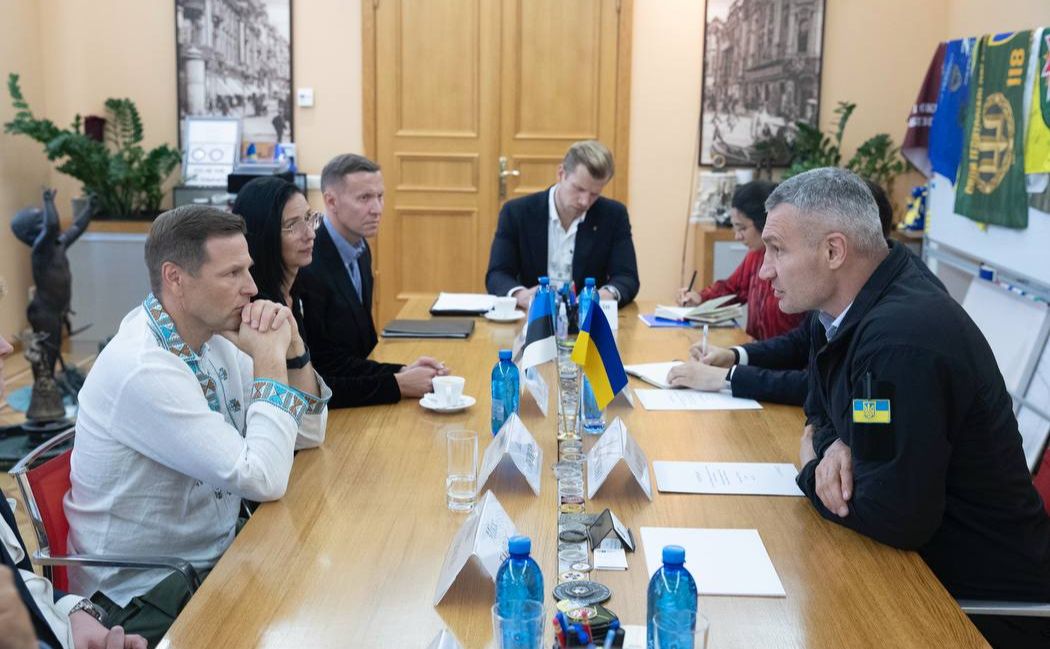 Під час зустрічі. Фото: ТГ Віталія Кличка