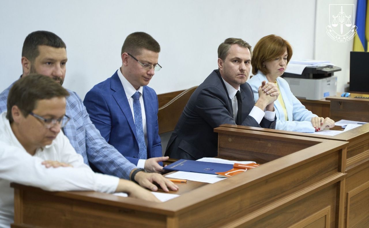 Руслан Кравченко на засіданні у справі з вбивства Максима Матерухіна. Фото: ОГПУ