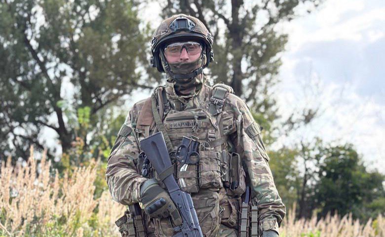 Поліцейський із позивним «Карабін». Фото: поліція