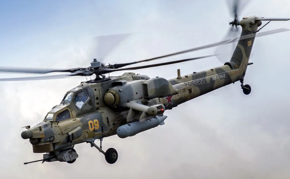 На один Мі-28 у росіян стало менше. Фото ілюстративне: росЗМІ