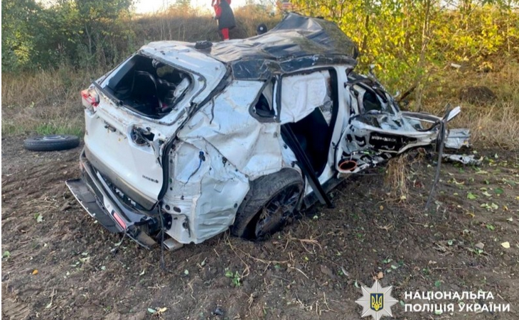 Наслідки ДТП. Фото: Нацполіція