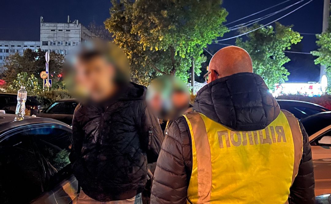 Затримання фігуранта. Фото: поліція Києва