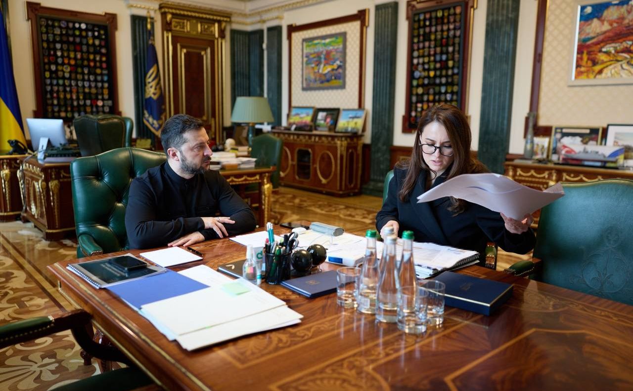 Володимир Зеленський із Юлією Свириденко. Фото: ТГ Володимира Зеленського