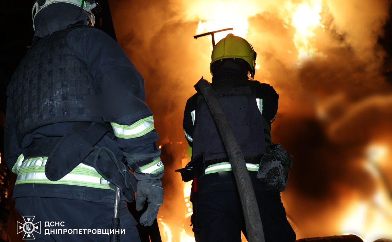У Кривому Розі горіло промислове підприємство