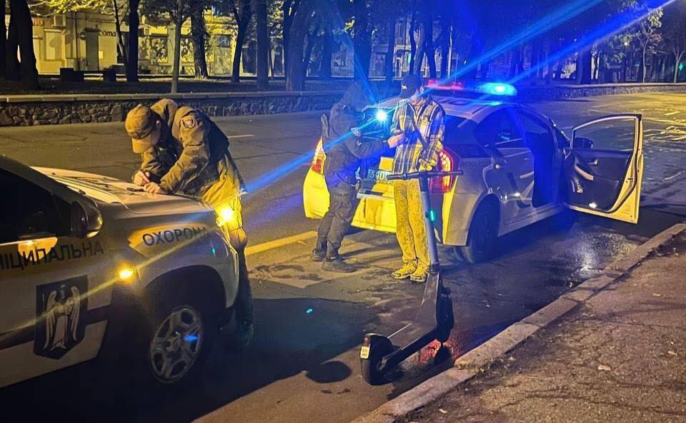 Затримали порушника. Фото: Муніципальна охорона