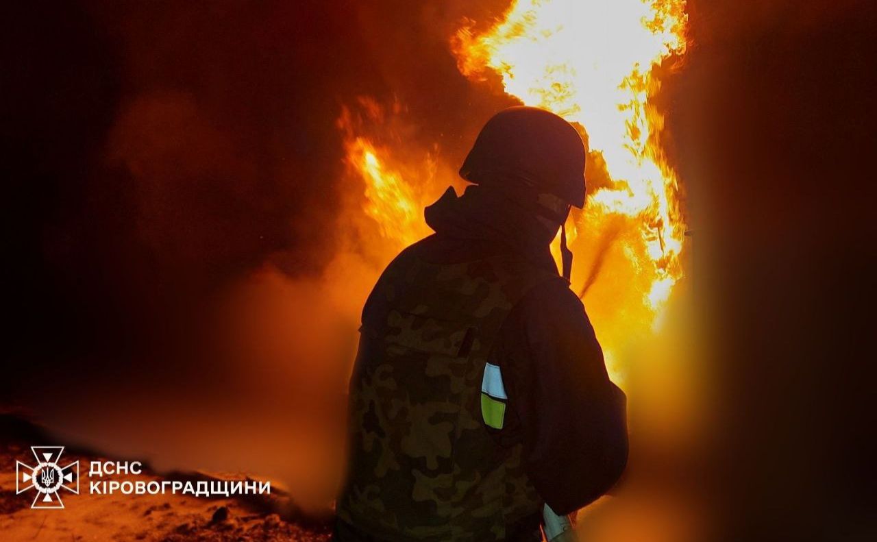 У ніч на 24 жовтня російські БпЛА атакували Кіровоградщину