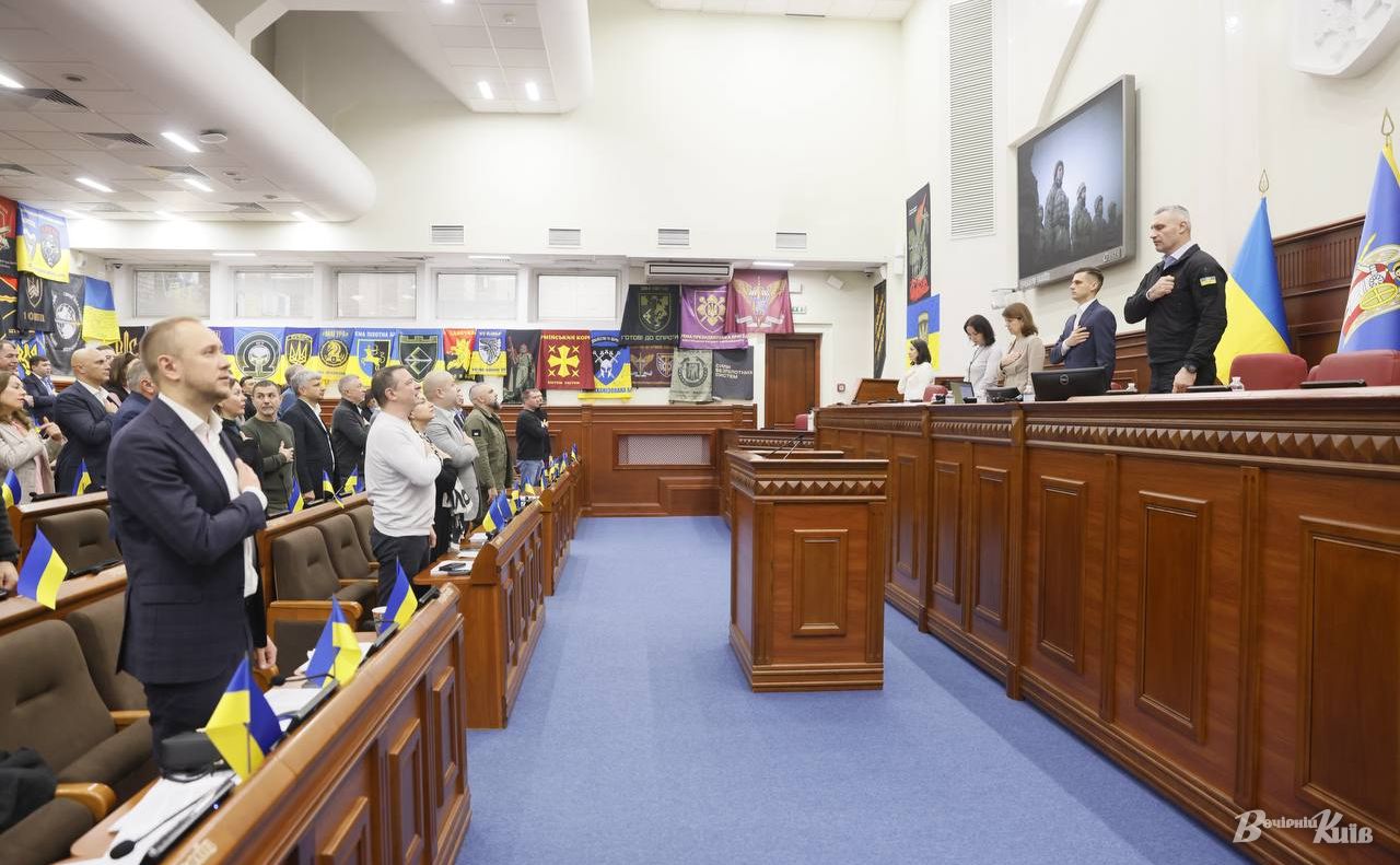 Віталій Кличко відкрив пленарне засідання Київради. Фото: Борис Корпусенко