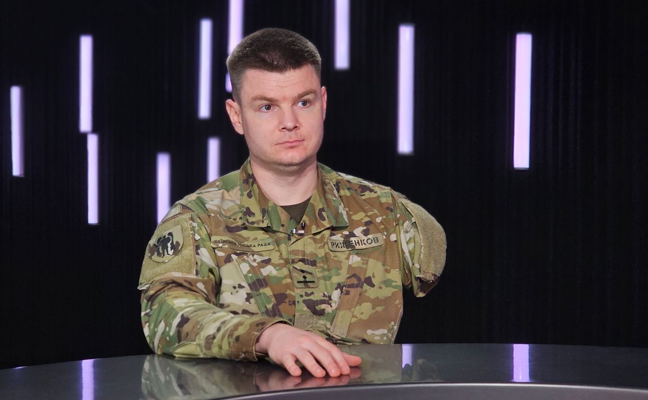 Уповноважений Київської міської ради з прав ветеранів війни Станіслав Риженков. Фото авторки.