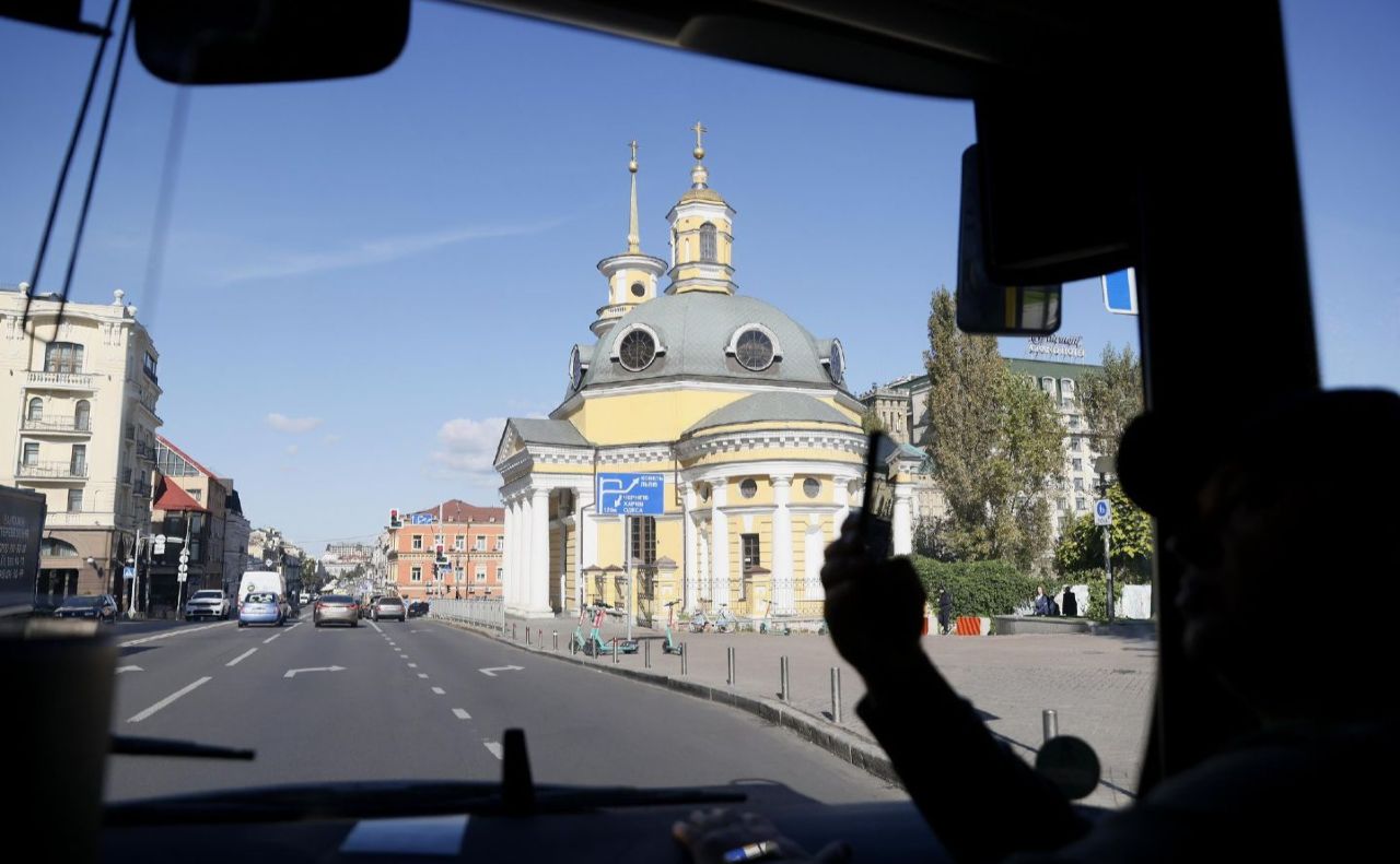 Під час екскурсії Києвом. Фото: КМДА