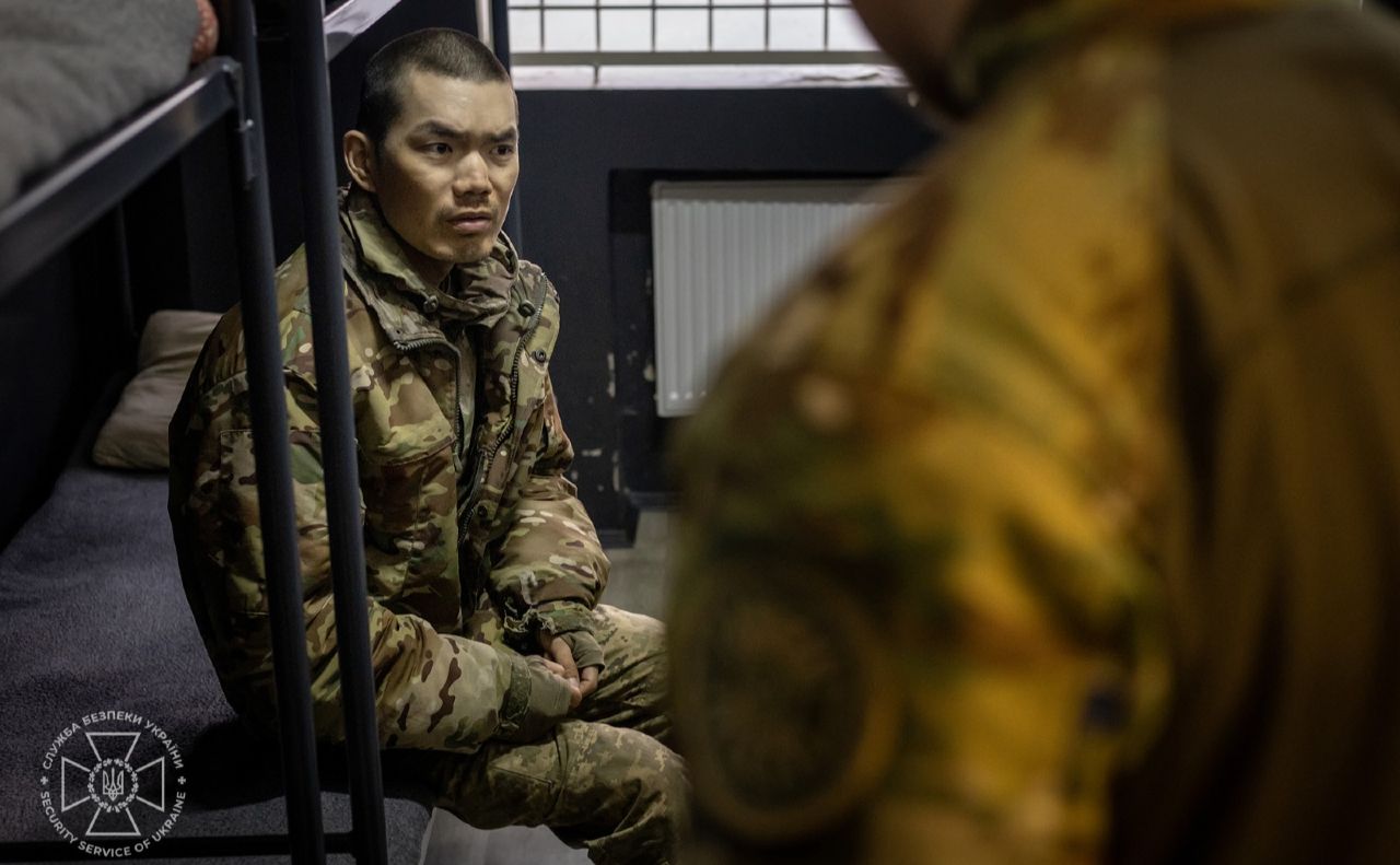 Полонений громадянин Китаю, який воював у російській армії. Фото: СБУ
