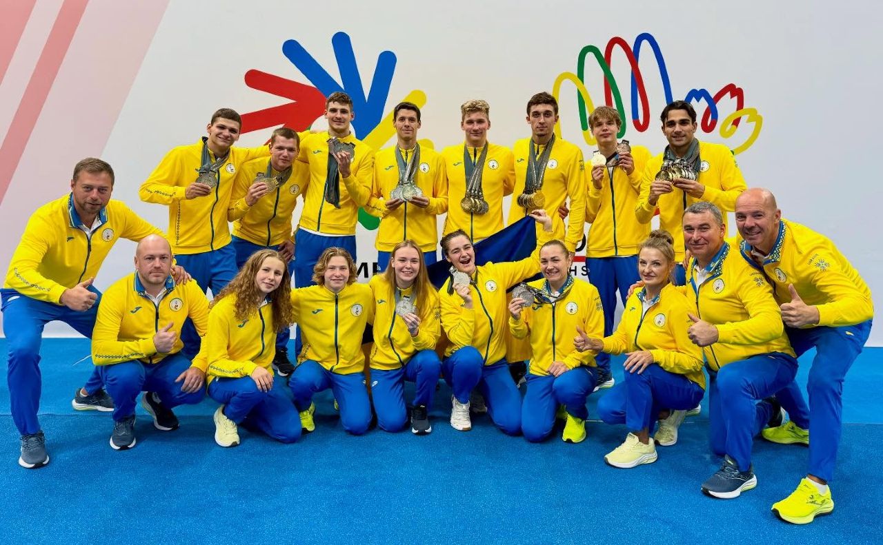 Українська збірна. Фото: Національний паралімпійський комітет України